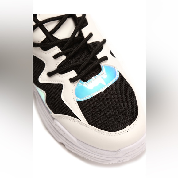 ❗️SOLD❗️NIB, CHUNKY HOLOGRAPHIC SNEAKERS - Picture 3 of 11